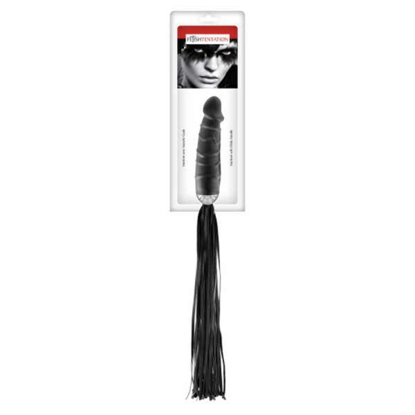 Martinet avec manche gode noir Fetish Tentation 